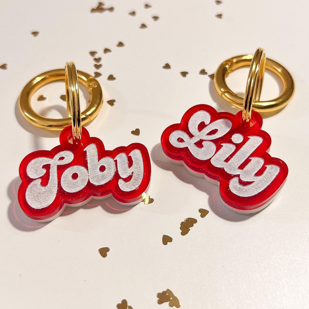 Epyflora Acrylic Tag - Valentine Name