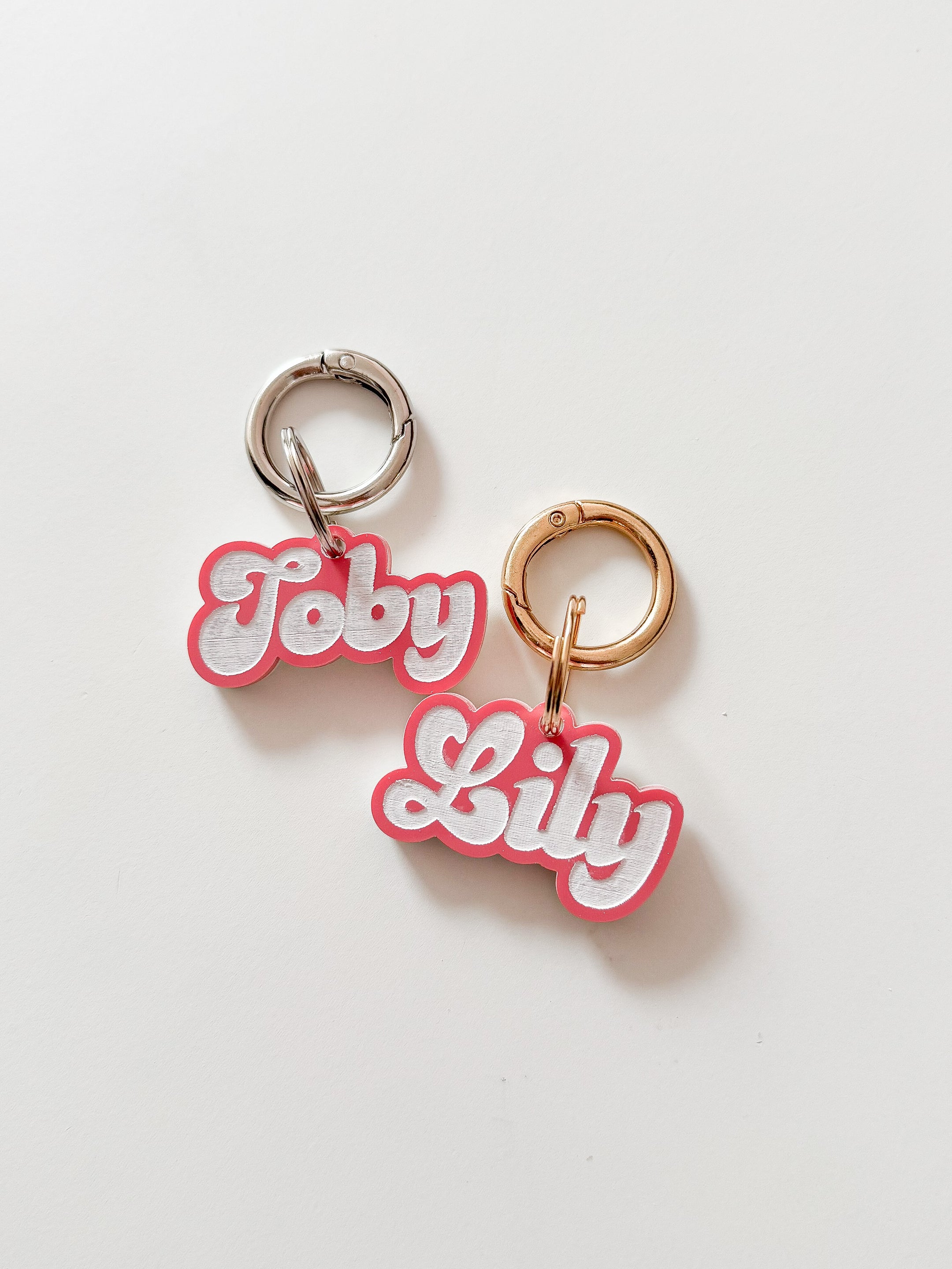 Epyflora Acrylic Tag - Pastel Red Name
