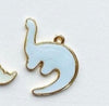 Blue Custom Tag - Bezel Brontosaurus