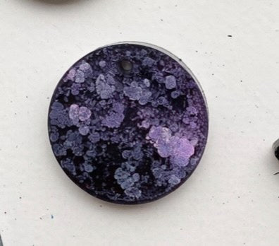 Ink Custom Tag - Medium black purple