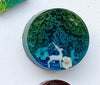 Nature green blue Custom Tag - Large