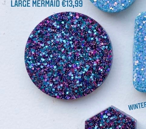 Large mermaid Custom Tag - Large