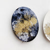 Large Marble Black Custom Tag - Large