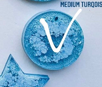 Medium Turqoise Custom Tag - Medium
