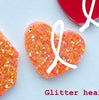 Load image into Gallery viewer, Glitter Heart Custom Tag - Medium