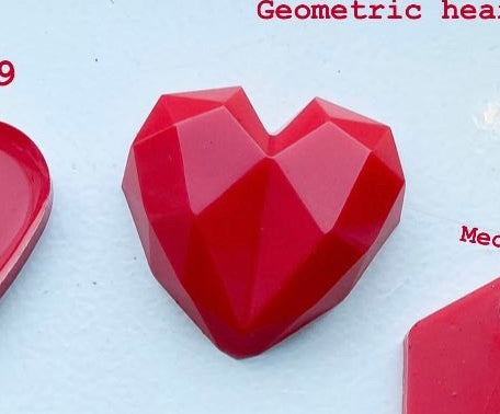 Geometric Heart Custom Tag - Large