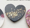 Luxurious Black Heart Custom Tag - Medium