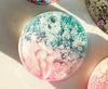 Blue pink mushroom Custom Tag - Medium