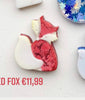Load image into Gallery viewer, Dark red Fox Custom Tag - Medium