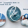 qNature's Fairytale Duif Medium Large Custom Tag