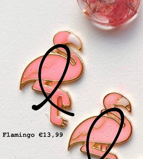 Flamingo Custom Tag - Medium