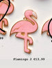 Load image into Gallery viewer, Flamingo two Custom Tag - Medium