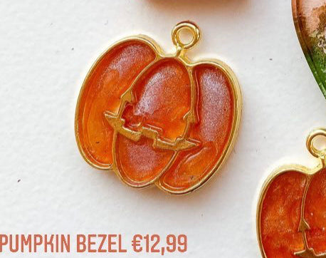 Pumpkin Custom Tag - Bezel no letter