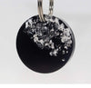 Medium Black Lux Silver Custom Tag