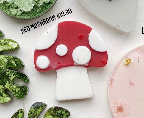 Red Mushroom Custom Tag - Medium