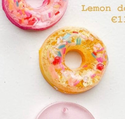 Yellow Donut Custom Tag