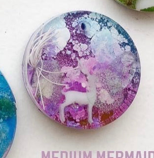 Medium Mermaid Nature Custom Tag - Medium