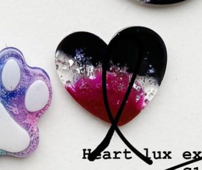 Purple Heart Lux Custom Tag - Medium