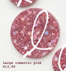 large romantic pink Custom Tag - Large