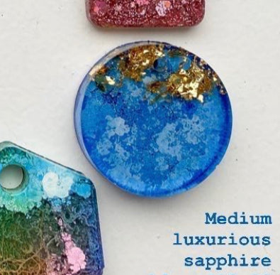 Medium Saphire Lux Custom Tag - Medium