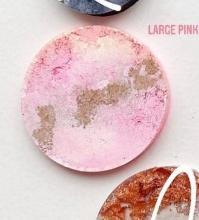 Large Pink Marble Custom Tag - Large