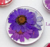 Flower Tag - Large Purple Flower
