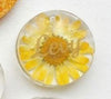 qYellow Daisy Custom Tag - Medium