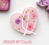 Load image into Gallery viewer, Botanical pink heart Custom Tag - Medium