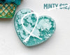 Load image into Gallery viewer, Mint heart Custom Tag - Medium