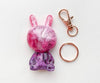 Pink Purple Rabbit Custom Tag - Medium