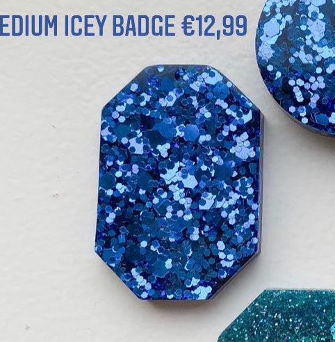 Icey Badge Custom Tag - Medium