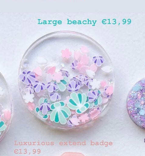 Large Beachy Custom Tag - Large