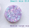 Small Mix Glitter Custom Tag - Small
