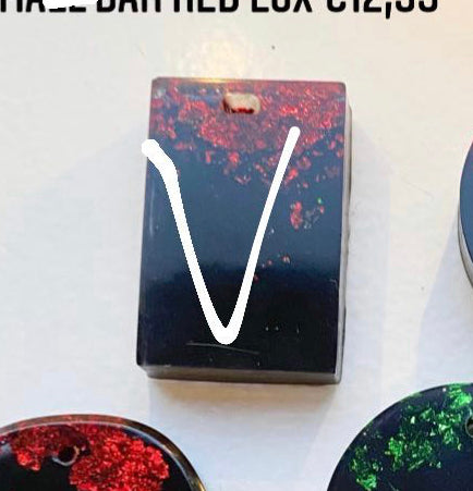 Small festive bar Custom Tag - Medium