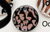 qMedium Black Shiny Silver Leo Custom Tag