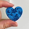 Blue Heart Custom Tag - Medium