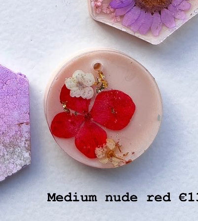 Medium Nude red Custom Tag - Medium