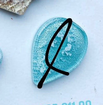 Icey drop Custom Tag - Medium mint