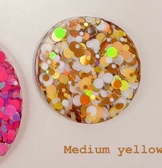 medium yellow Custom Tag - Medium