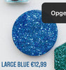 Load image into Gallery viewer, Large Blue Glitter Custom Tag - Large