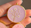 Lilac Blossom Custom Tag - Large