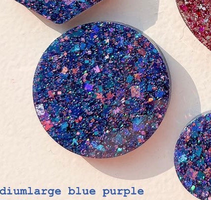 Medium Large Glitter Custom Tag - Large
