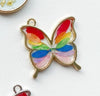 Load image into Gallery viewer, Epyflora Bezel Tag - rainbow butterfly