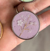 Lilac Silver Cherry Custom Tag
