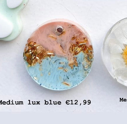 Medium Blue Lux Custom Tag - Medium