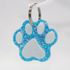 Load image into Gallery viewer, Epyflora Ink Tag - Light Blue Glitter Paw