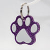Load image into Gallery viewer, Epyflora Ink Tag - Purple Glitter Paw