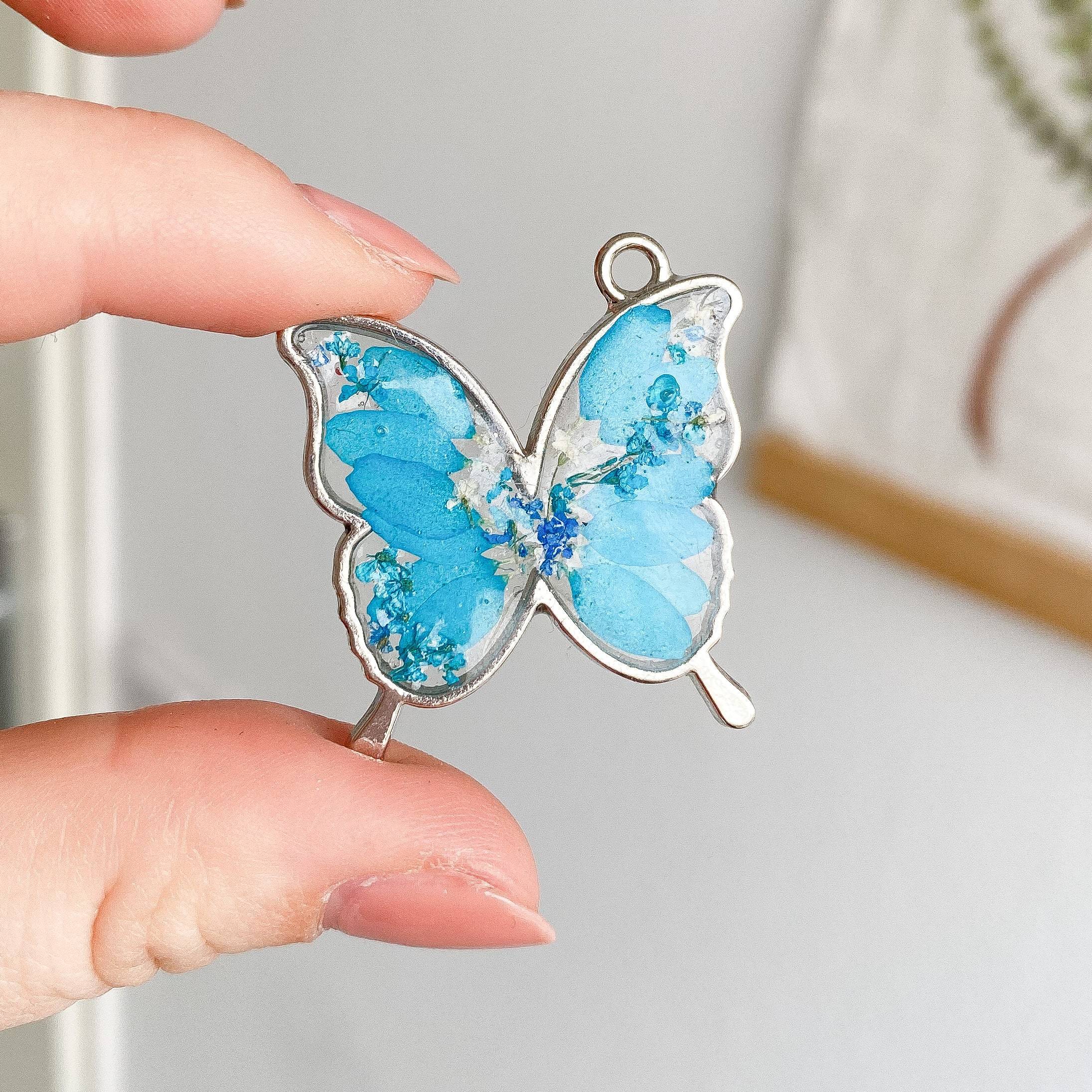 Epyflora Bezel Tag - Blue Butterfly