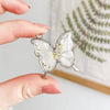 Load image into Gallery viewer, Epyflora Bezel Tag - White Butterfly